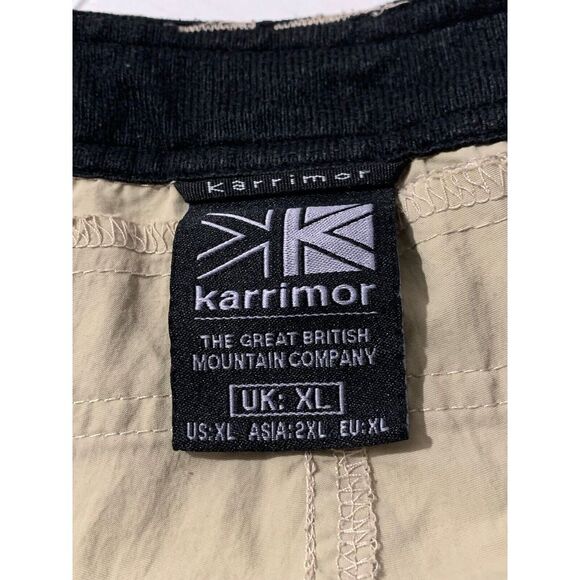 Karrimor Pants Mens XL Beige Cargo Quick Dry Hiking Zip Off Nylon 34x27 - Picture 13 of 16
